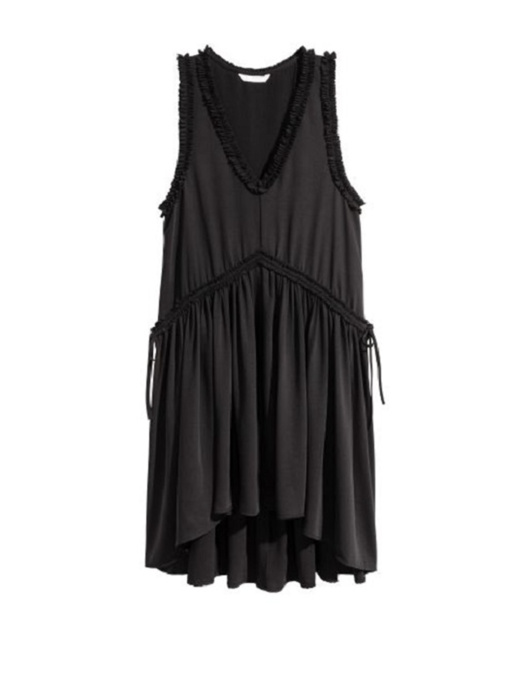 Платье мини H&M модель 5081940dlog_Черный Фото