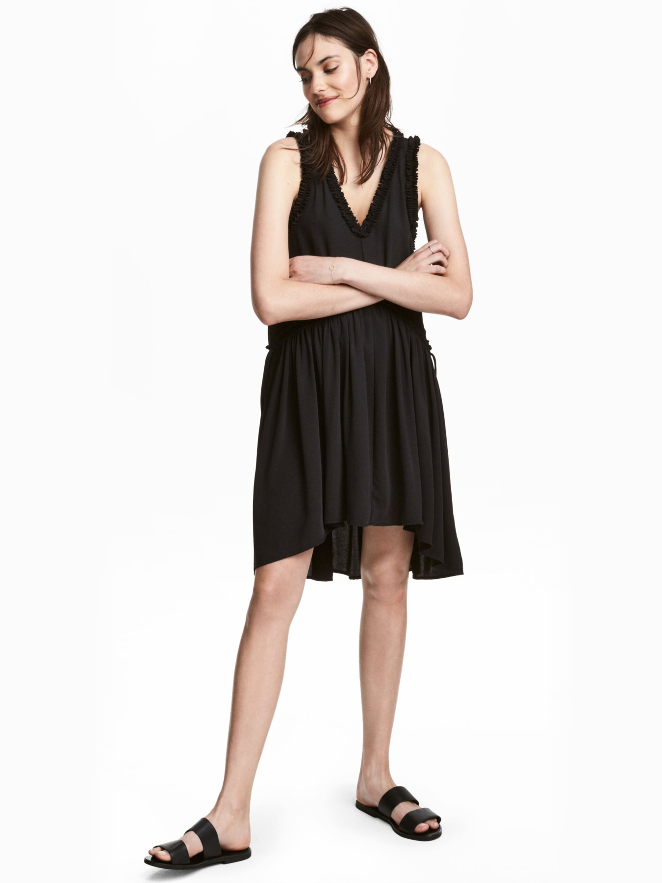 Сукня міні H&M модель 5081940dlog_Черный Сукня міні H&M модель 5081940dlog_Черный Фото