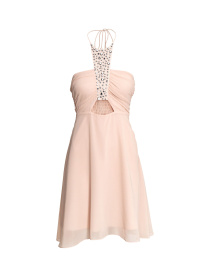 Платье мини H&M модель 5104585dlog_Пудровый Фото