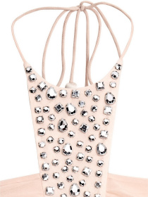 Платье мини H&M модель 5104585dlog_Пудровый Фото