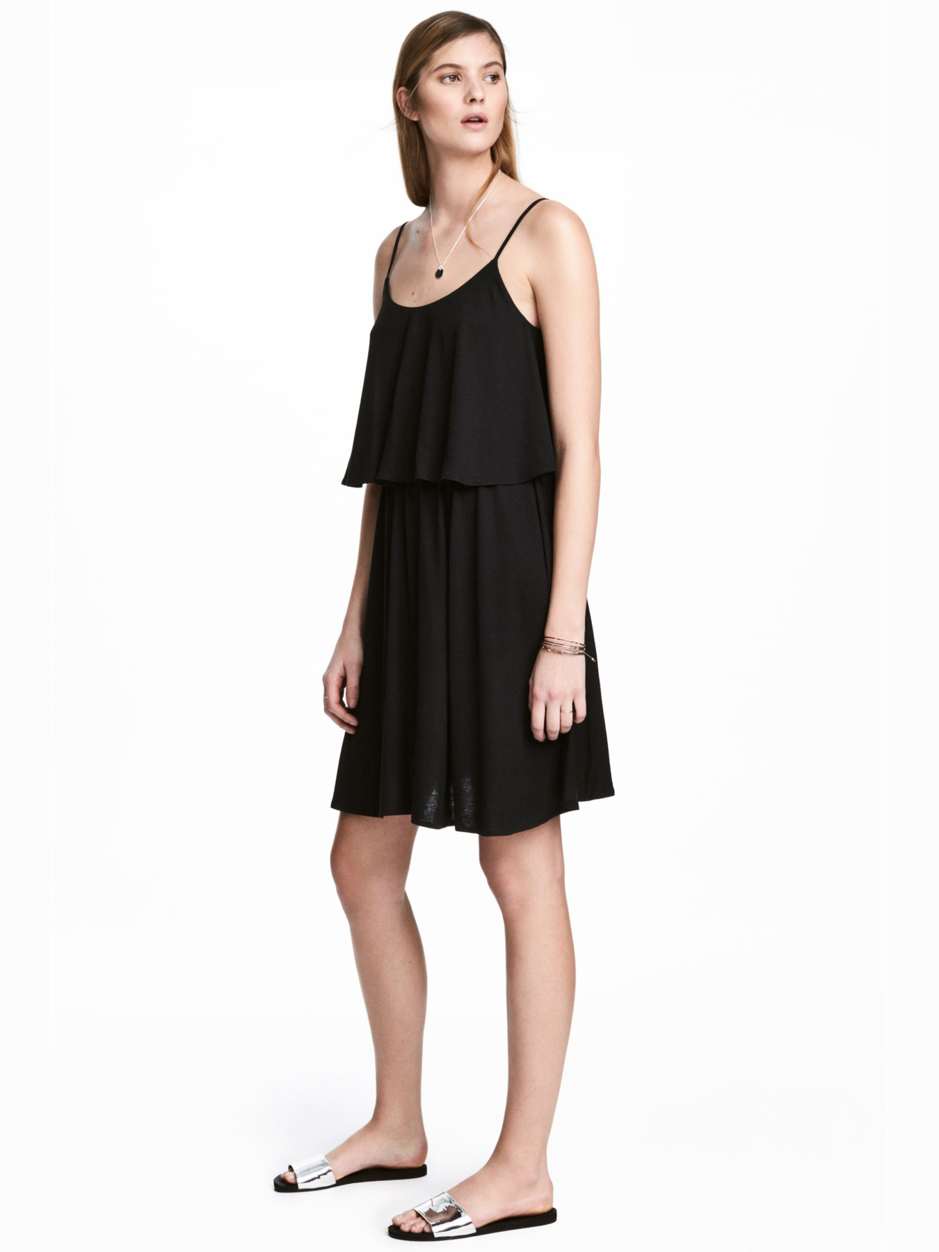 Платье мини H&M модель 5167245abr_Черный Платье мини H&M модель 5167245abr_Черный Фото