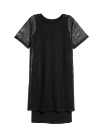 Платье мини H&M модель 5168076arl_Черный Фото