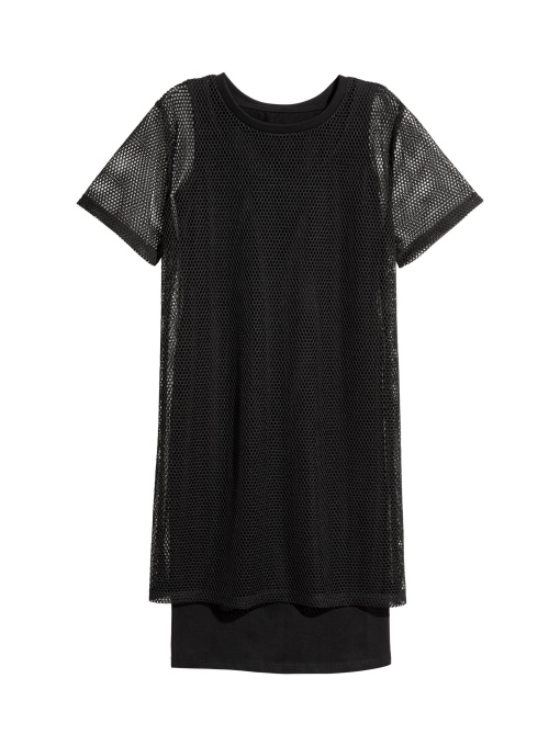 Платье мини H&M модель 5168076arl_Черный Фото