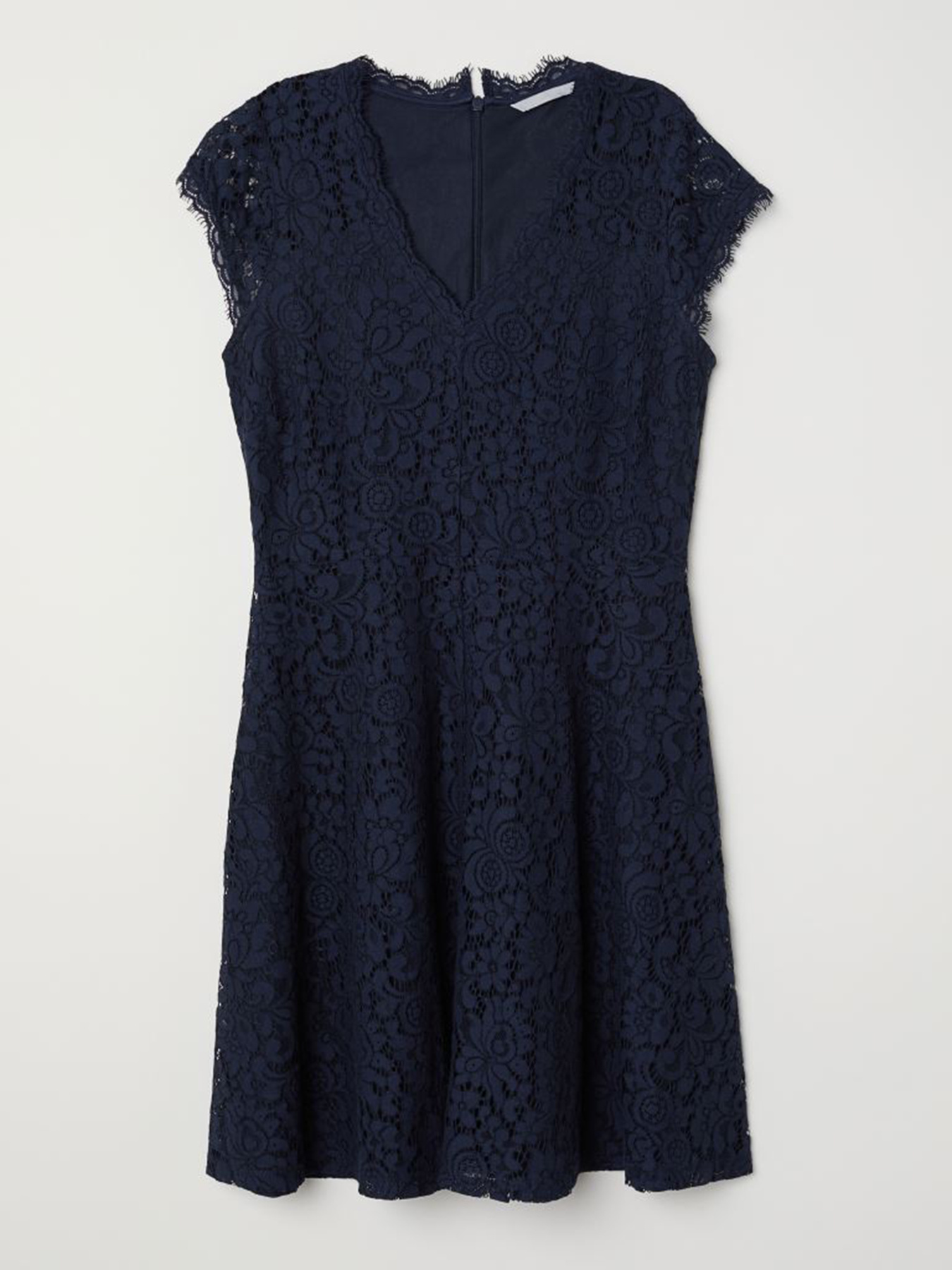 Платье миди H&M модель 5236427abr_Темно-синий Фото