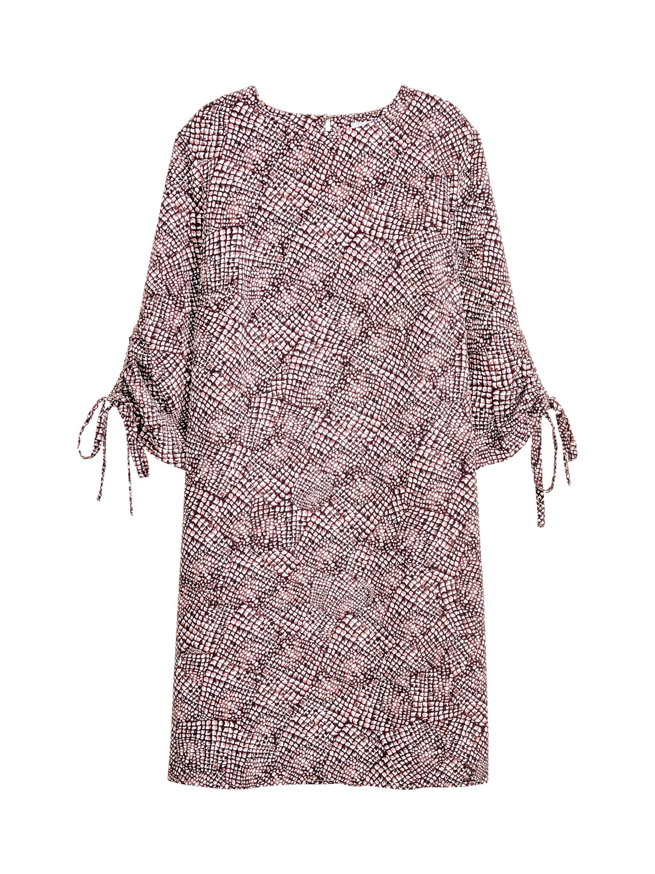 Платье мини H&M модель 5243076RP12_комбинированный узор Фото