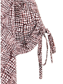 Платье мини H&M модель 5243076RP12_комбинированный узор Фото