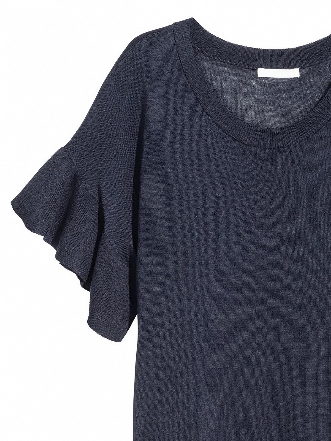 Платье мини H&M модель 5268366dlog_Темно-синий Фото