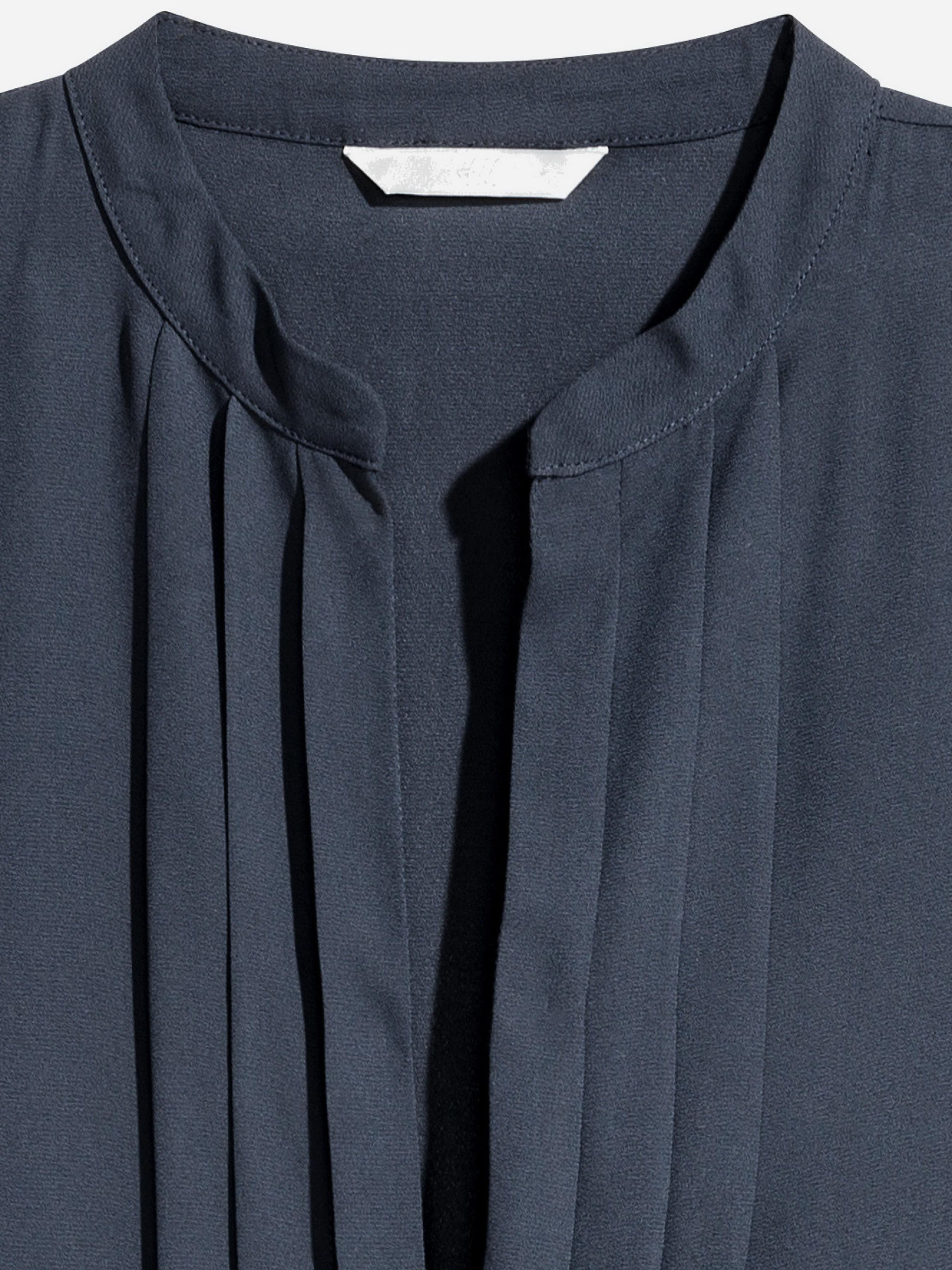 Платье миди H&M модель 5281886log_Темно-синий Фото