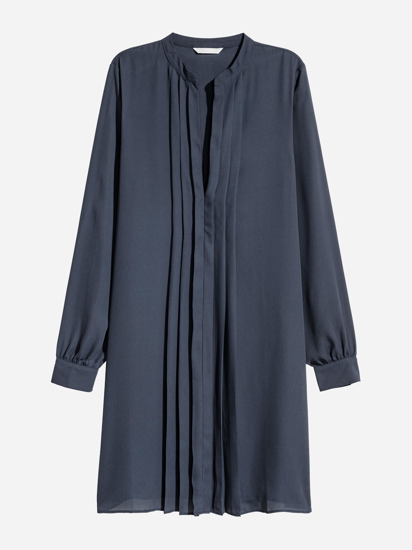 Платье миди H&M модель 5281886log_Темно-синий Фото