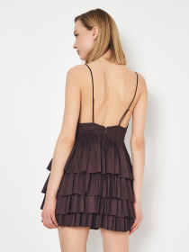 Платье мини H&M модель 5386426abr_Сливовый Фото