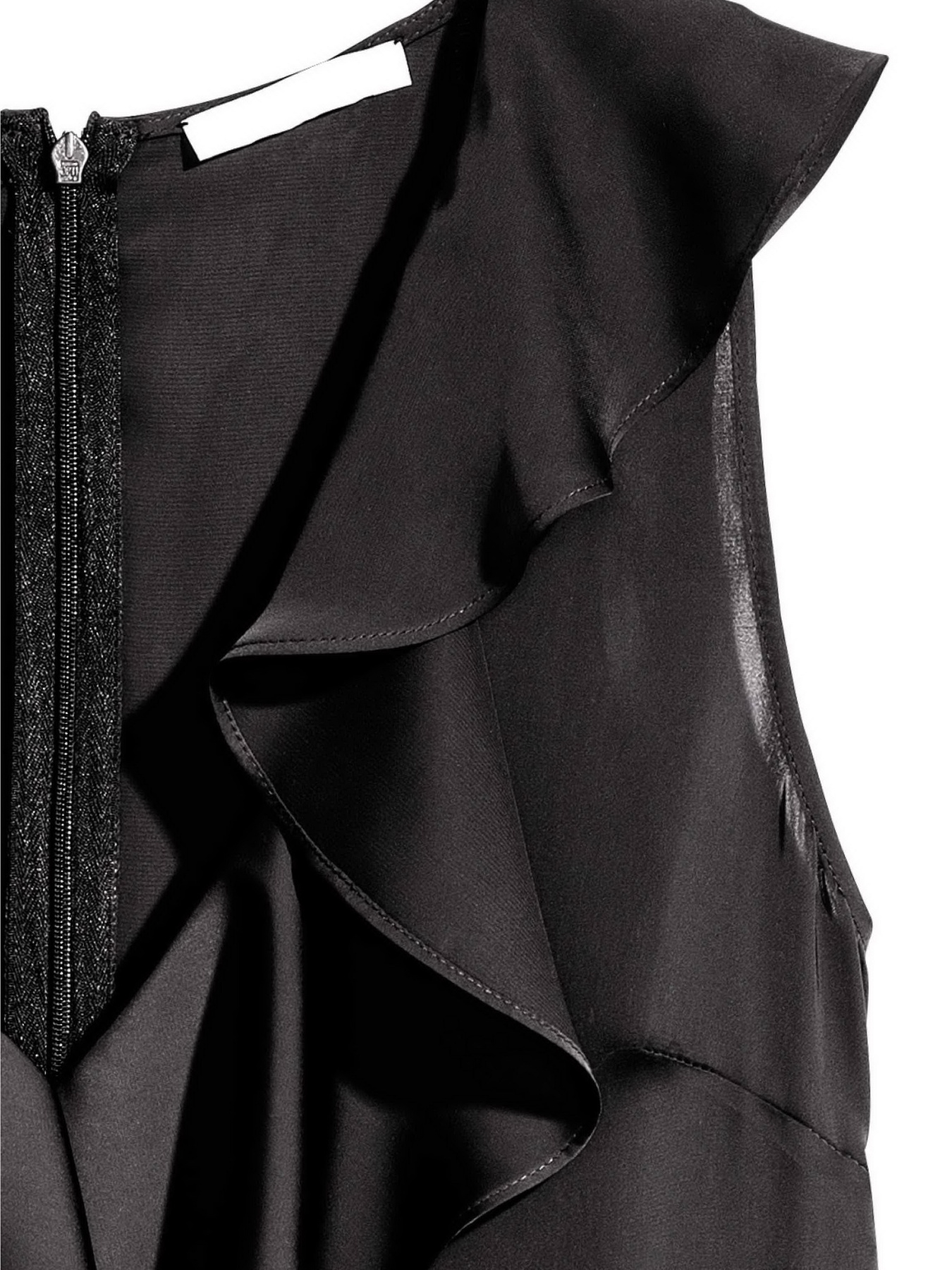 Платье мини H&M модель 5407745log_Черный Фото