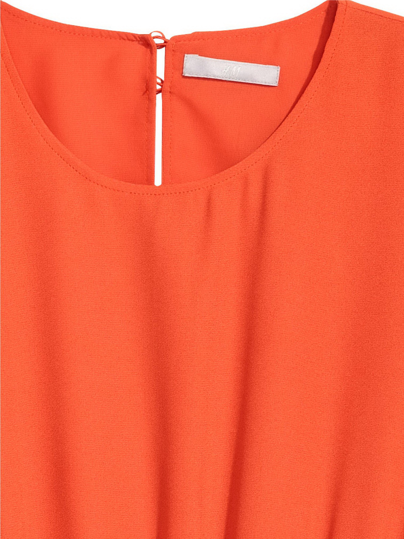 Платье мини H&M модель 5459316RP21_оранжевый Фото