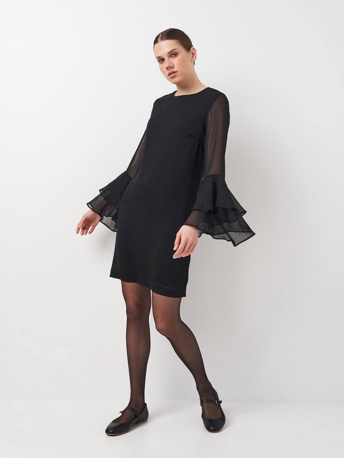 Сукня міні H&M модель 5461506log_Черный Фото