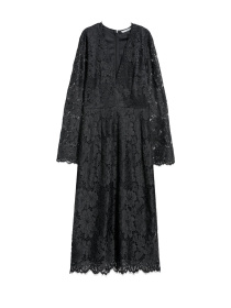 Платье миди H&M модель 5463350abr_Черный Фото