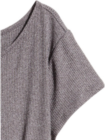 Платье миди H&M модель 5476106bar_Серый Фото