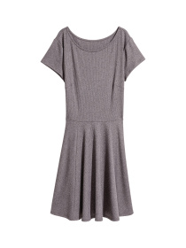 Платье миди H&M модель 5476106bar_Серый Фото