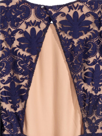 Платье мини H&M модель 5605646log_Фиолетовый Фото