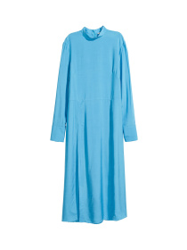 Платье миди H&M модель 5610196log_Голубой Фото