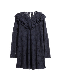 Сукня міні H&M модель 5631946RP6_Темно-синий Фото