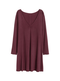 Сукня міні H&M модель 5636356RP11_бордовый Фото