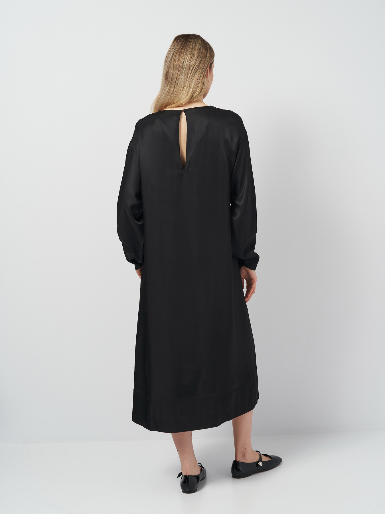 Платье миди H&M модель 5668505abr_Черный Платье миди H&M модель 5668505abr_Черный Фото