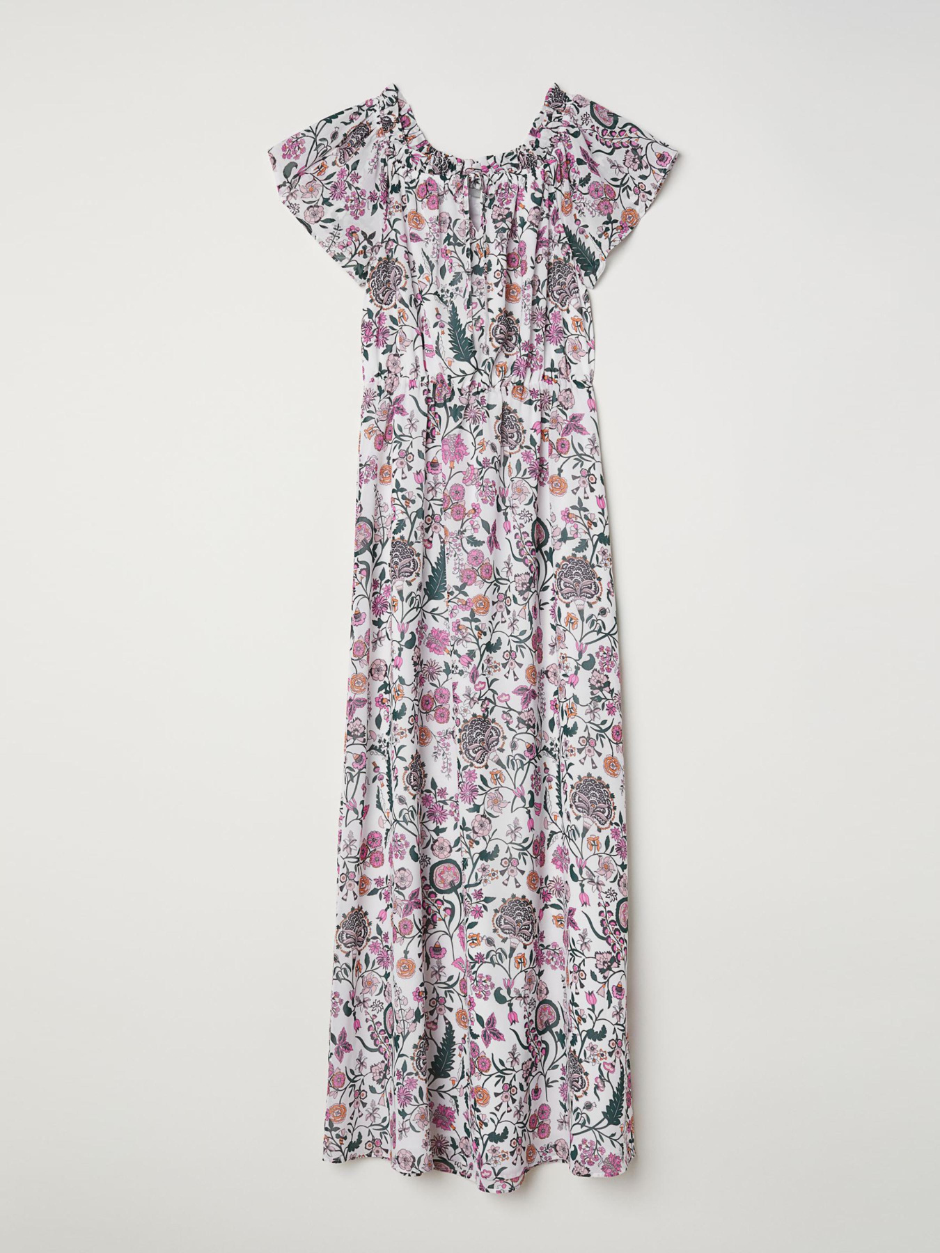 Платье макси H&M модель 5688367abr_Белый Фото