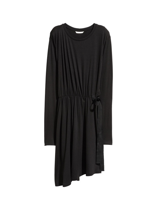 Платье мини H&M модель 5725076sdm_Черный Фото