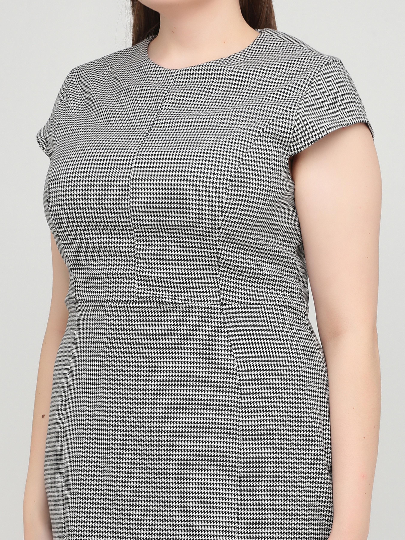 Платье мини H&M модель 5775120abr_Черно-белый Фото