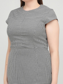 Платье мини H&M модель 5775120abr_Черно-белый Фото