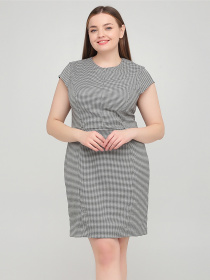 Платье мини H&M модель 5775120abr_Черно-белый Фото