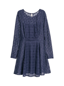 Платье мини H&M модель 5800557dlog_Синий Фото