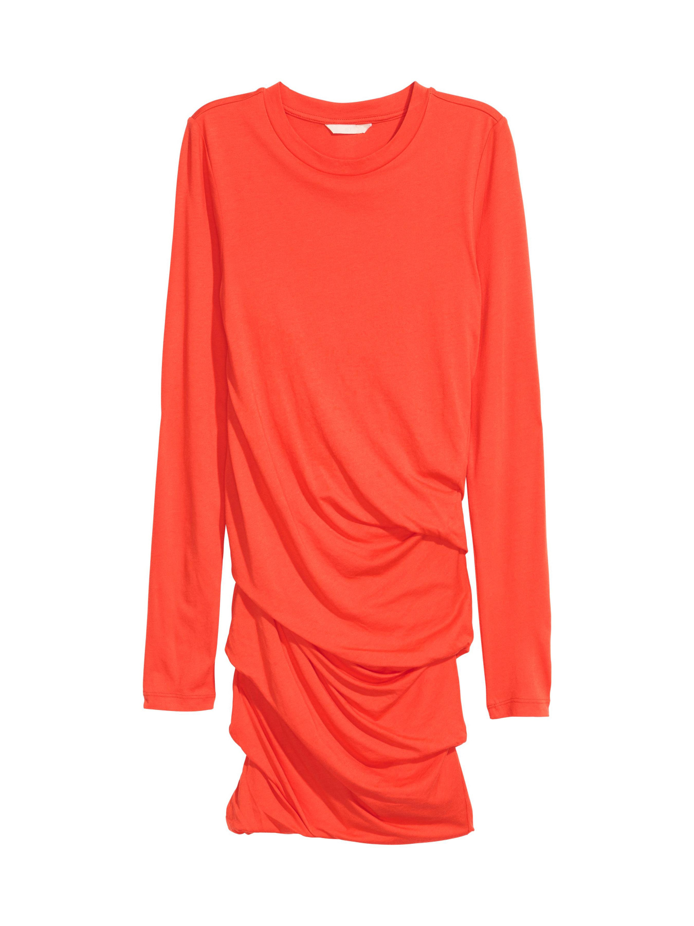 Платье мини H&M модель 5850946RP3_Темно-оранжевый Фото