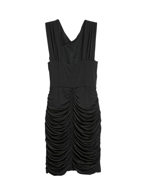 Платье мини H&M модель 5898297log_Черный Фото