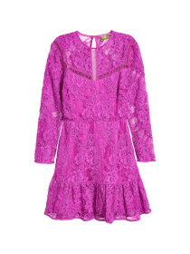 Платье мини H&M модель 5898310dlog_Пурпурный Фото