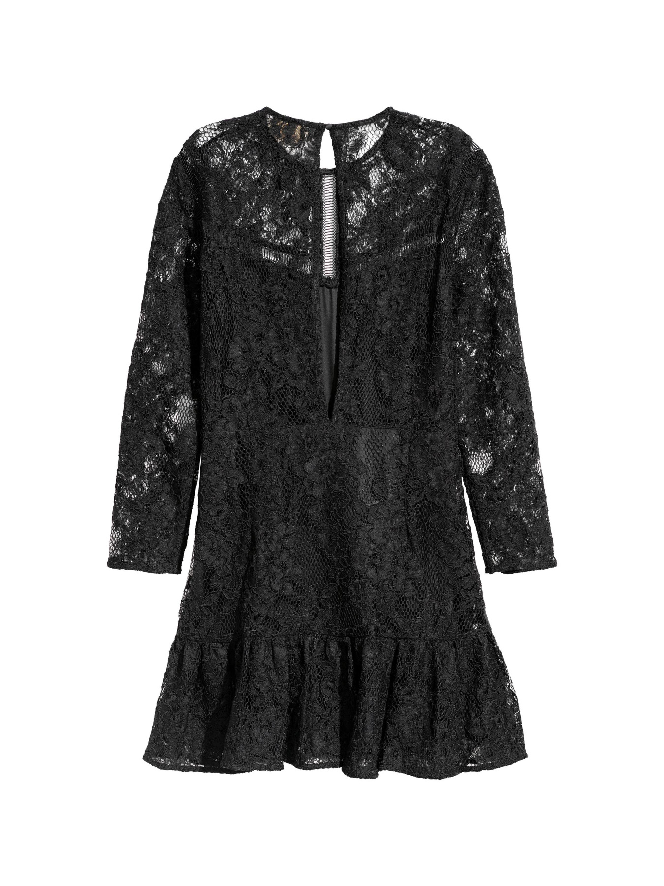 Платье мини H&M модель 5898317log_Черный Фото