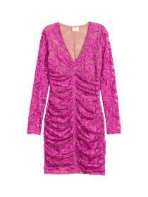 Платье мини H&M модель 5898357abr_Фуксия Фото