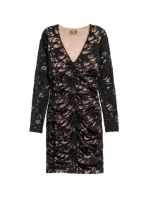 Платье мини H&M модель 5898357log_Черный Фото