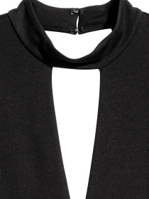 Платье мини H&M модель 5898367dlog_Черный Фото