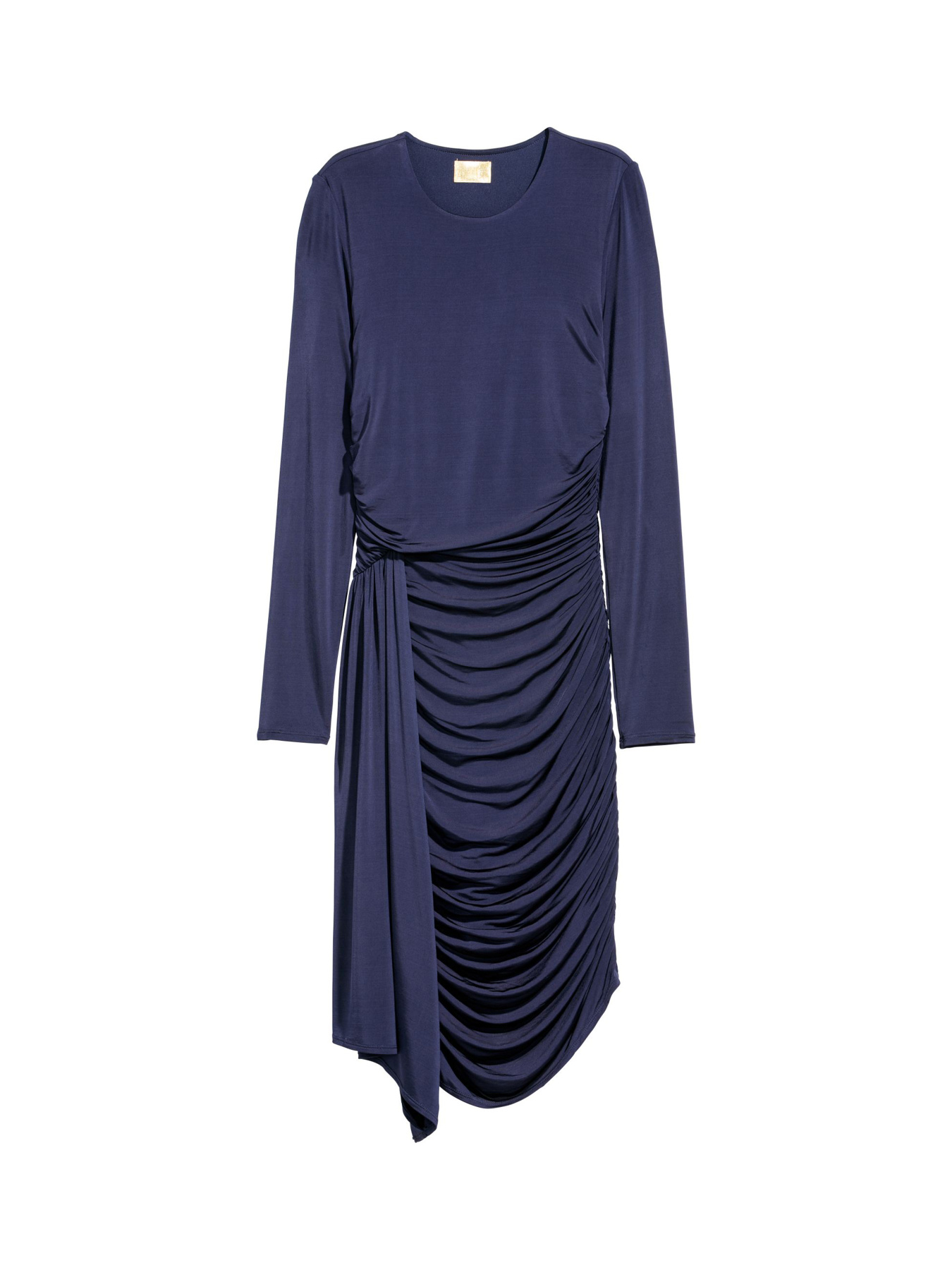 Платье миди H&M модель 6007917log_Темно-синий Платье миди H&M модель 6007917log_Темно-синий Фото