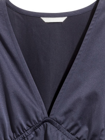 Платье мини H&M модель 6016137sm_темно-синий Фото