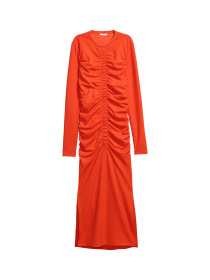 Платье миди H&M модель 6057576log_Оранжевый Фото