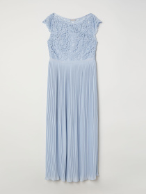 Платье макси H&M модель 6068007log_Голубой Фото