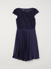 Сукня міні H&M модель 6068147log_Темно-синий Фото