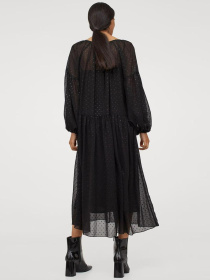 Платье макси H&M модель 6084366log_Черный Фото