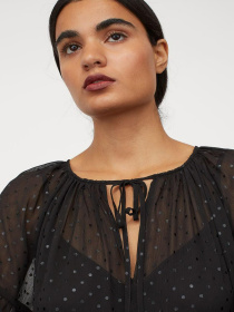 Платье макси H&M модель 6084366log_Черный Фото