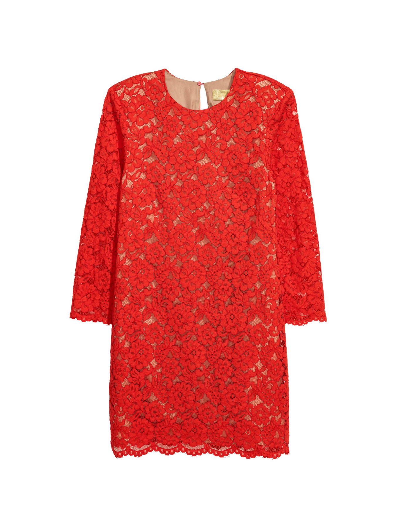 Платье мини H&M модель 6106017dlog_Красный Фото