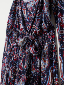 Платье миди H&M модель 6152698log_Темно-синий Фото