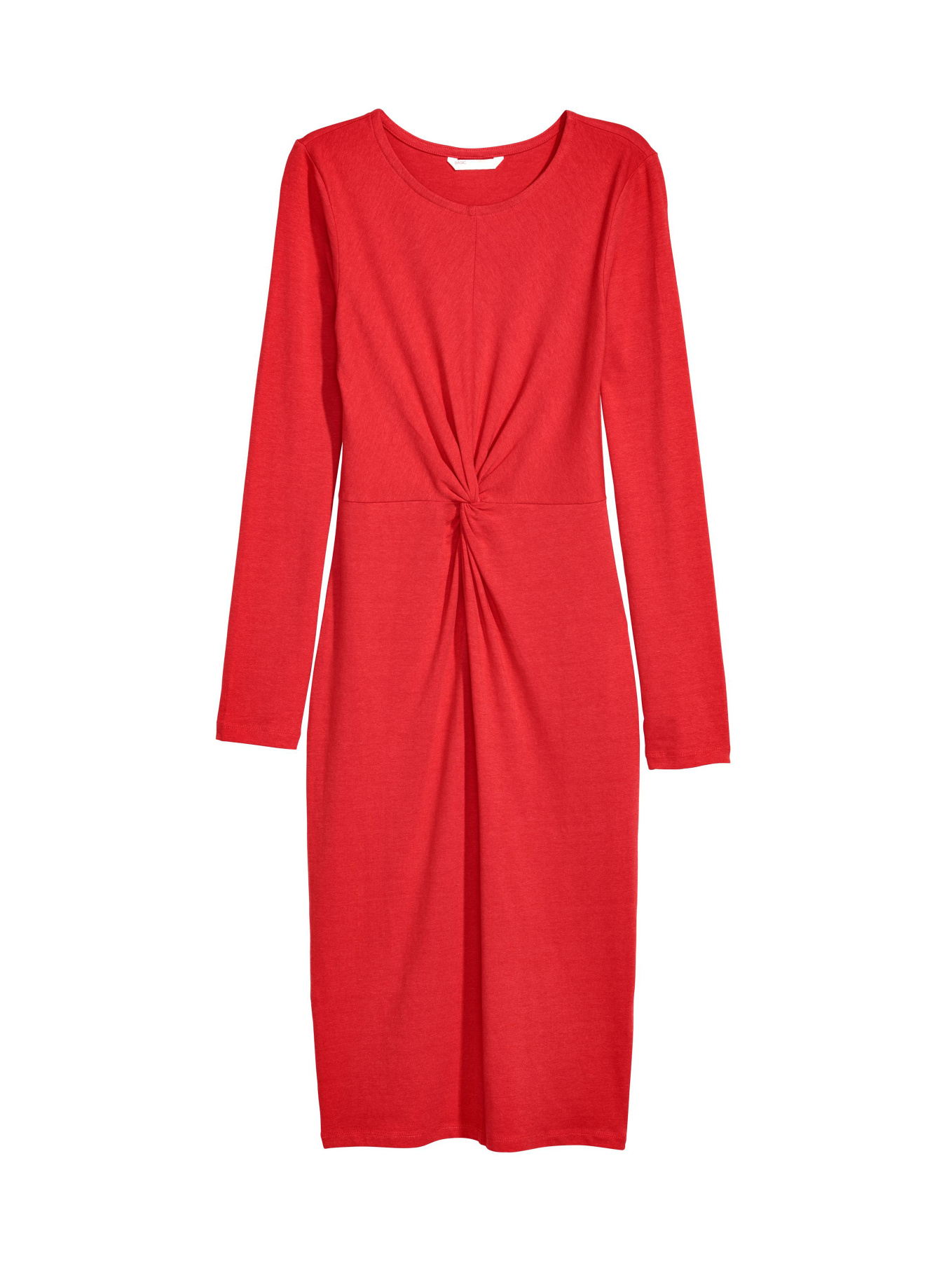 Платье миди H&M модель 6162226RP3_красный Платье миди H&M модель 6162226RP3_красный Фото