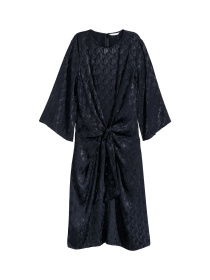 Платье миди H&M модель 6192617abr_Темно-синий Фото