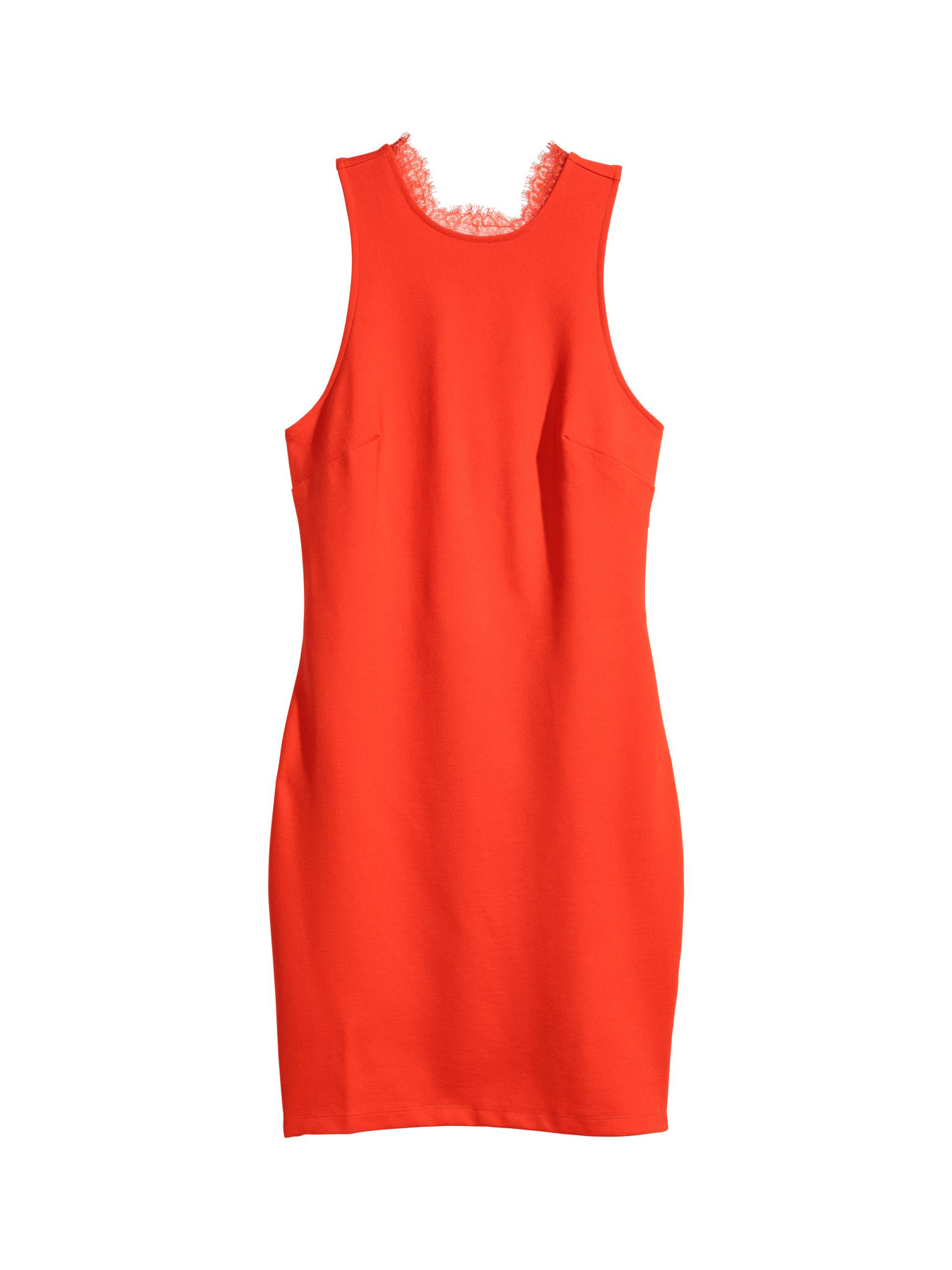 Платье мини H&M модель 6193507log_Красный Фото